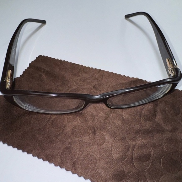 Coach Eyeglasses Authentic Frames Bernice 844 130 MM Brown - Picture 5 of 8